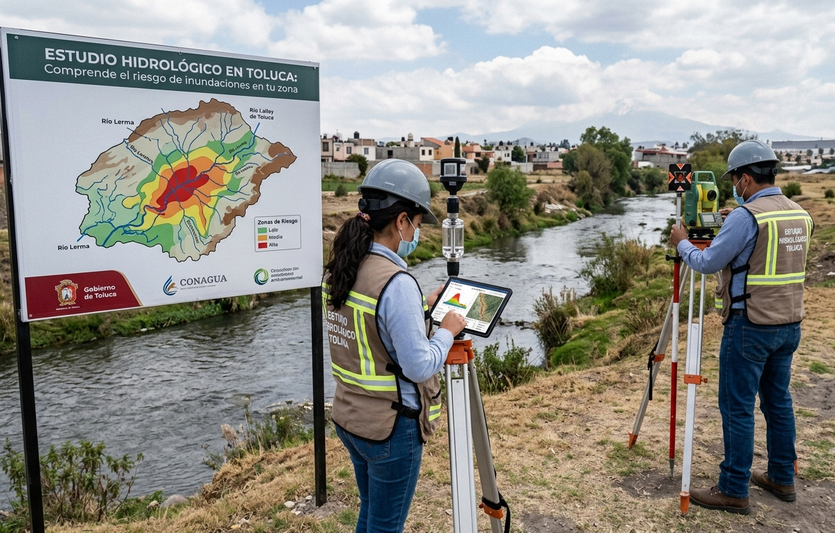 En este momento estás viendo Estudio Hidrológico en Toluca: Comprende el riesgo de inundaciones en tu zona