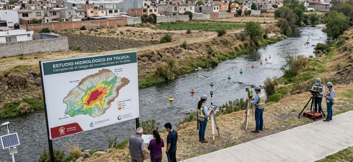 Estudio Hidrológico en Toluca: Comprende el riesgo de inundaciones en tu zona