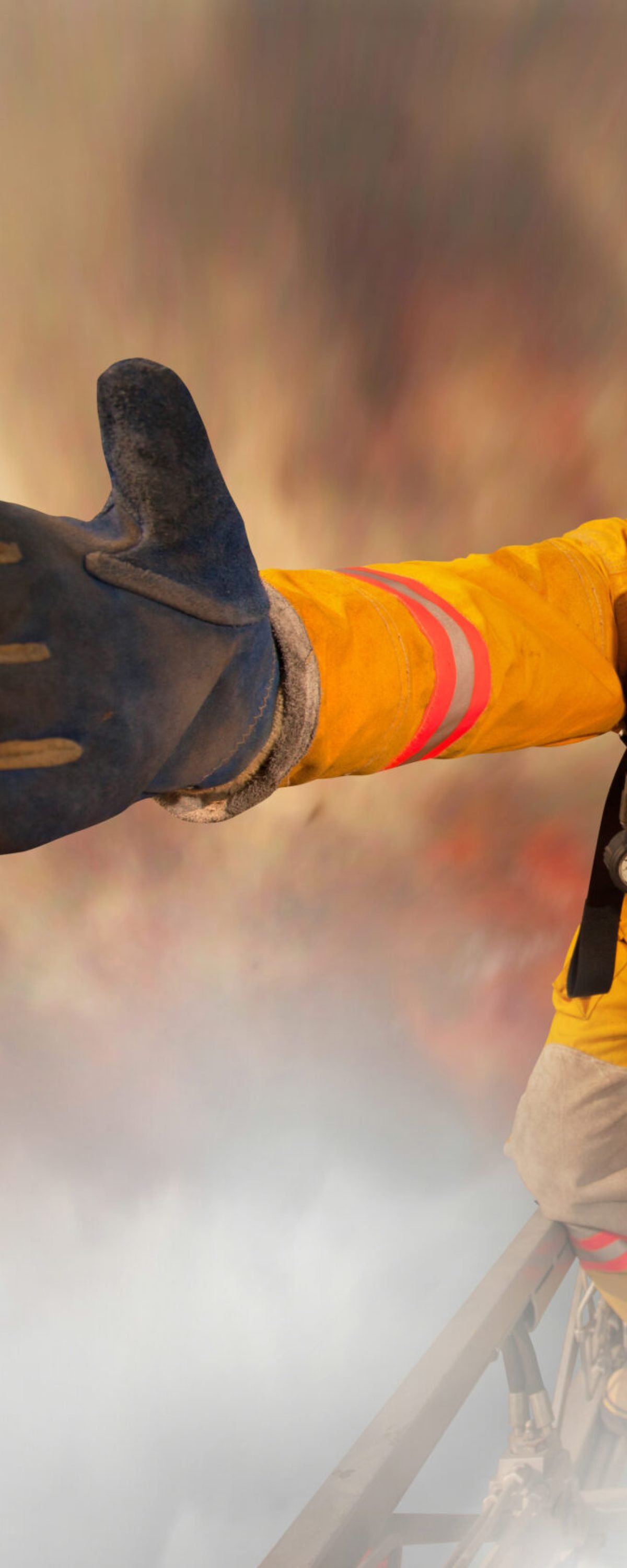 Firefighters rescued the survivors