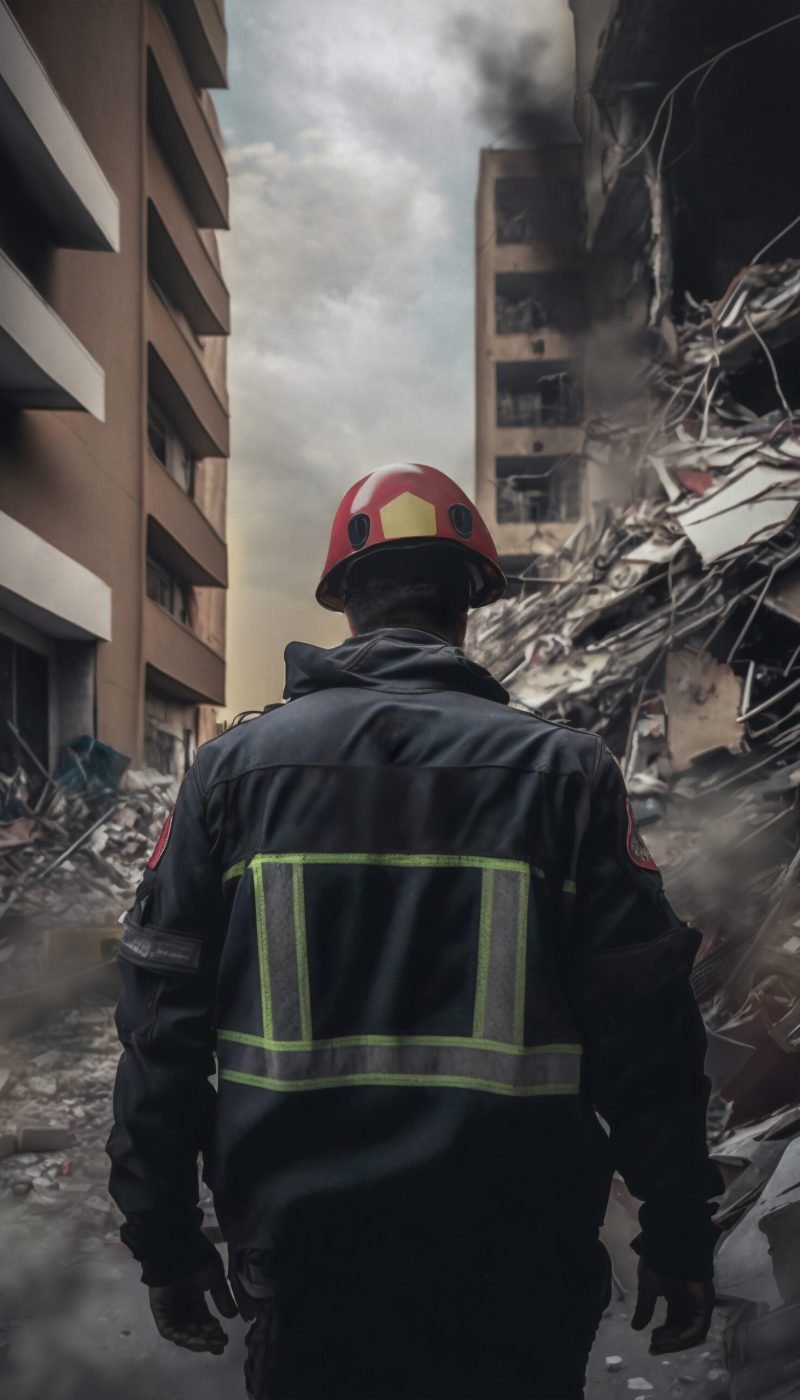 vista-del-rescatista-de-bomberos-entre-los-edificios-afectados-despues-de-un-terremoto(1)