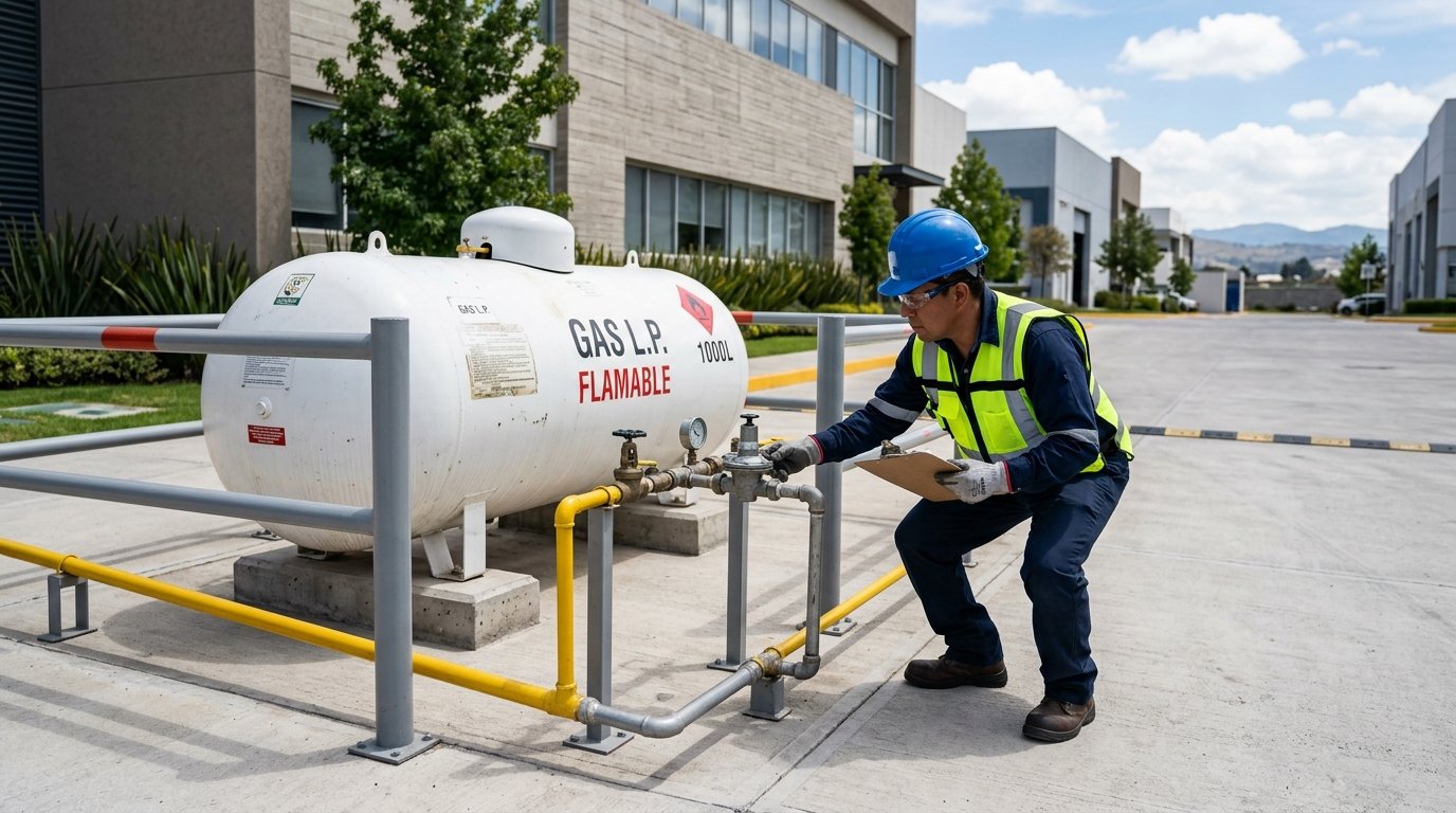 En este momento estás viendo ¿Tu Empresa Tiene un Tanque Estacionario? Esto Revisa un Dictamen de Gas en Toluca